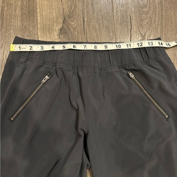 Athleta Track Pants Women’s Size 6 Gray Tapered Ruched Pull On Casual Jogger - Picture 6 of 14